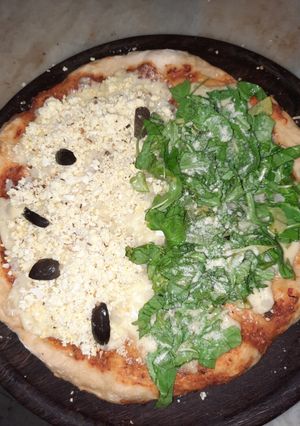 Una foto de Pizza