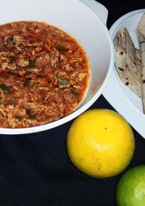 A picture of Paneer bhurji curry.
