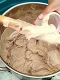 Helado de chocolate
