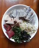 Bánh cuốn hấp chả từ bánh đa (Bánh tráng)