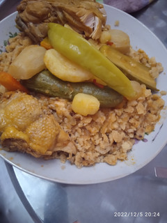 صورة لوصفة شخشوخة الكسرة او الرزام تشهي 👌👌👌😋😋😋😋