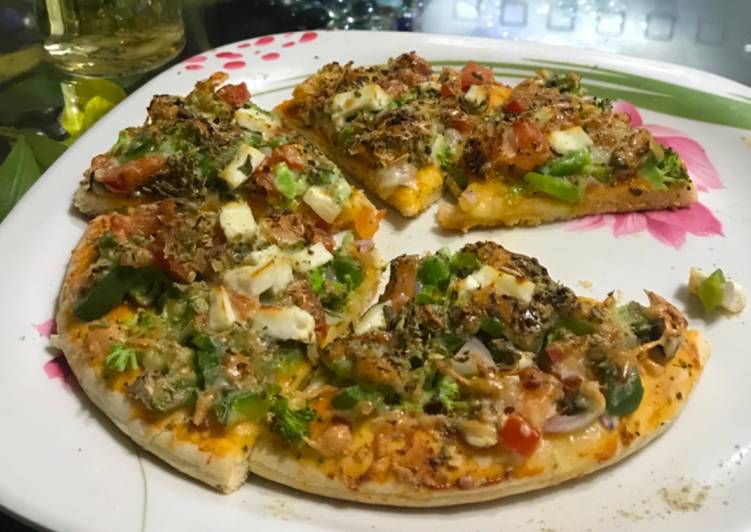 Mix veg pizza