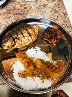 A picture of Karutha Curry /Post Pregnancy Fish Kulambu/Nagercoil Fish Curry.