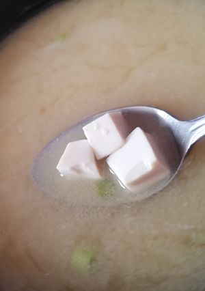 Una foto de Sopa Misoshiru