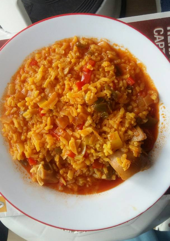 Una foto de Arroz con careta de cerdo