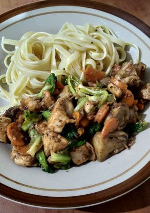 Foto resep Fettuccine Ayam Cajun