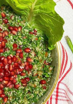 عکسی از دستور سالاد تبوله با کینوا