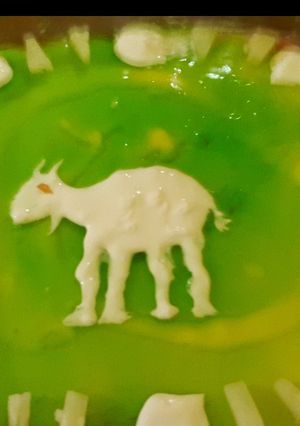 A picture of Creamy jelly custard.