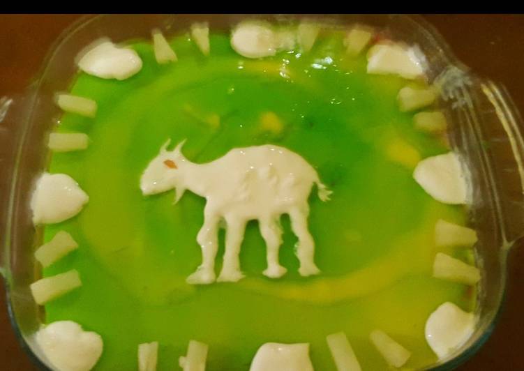 How to Make Perfect Creamy jelly custard