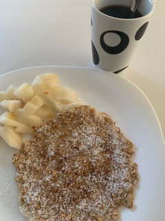 Una foto de Panqueque de avena
