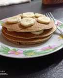 Panqueques de avena y plátano
