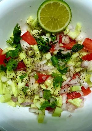 A picture of Shirazi Salad.