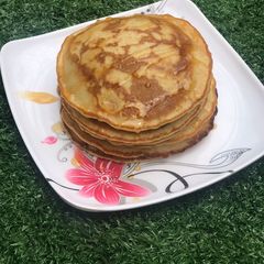A picture of American pancakes.