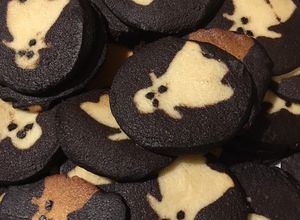 Una foto de Galletas de fantasma 3 ingredientes