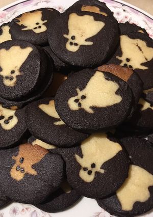 Una foto de Galletas de fantasma 3 ingredientes