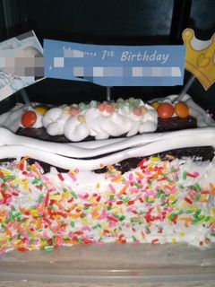 Foto resep Birthday Brownies. Kue ultah dadakan buat pemula