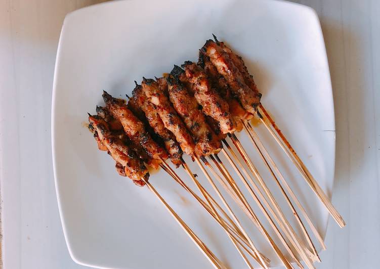 Cara Gampang Membuat Sate Ayam Simple Anti Gagal