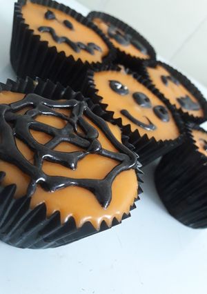 Una foto de Muffins de Halloween