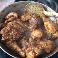 Peshawari kadai chicken A picture of Peshawari kadai chicken.