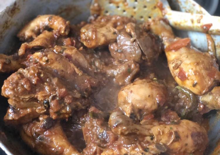 Steps to Prepare Tastefully Peshawari kadai chicken