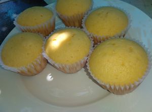 Una foto de Muffins de vainilla riquísimos