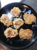 Torticas de pollo molido