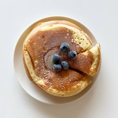 A picture of Soft Pancakes for a Slow Morning 🥞.