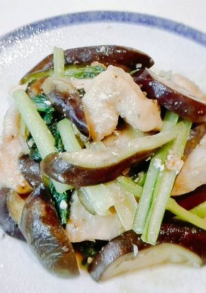 Foto resep Ayam Tumis Terong saos Miso