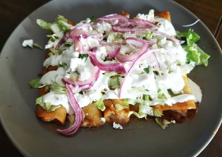 Enchiladas de Frijol!