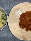 Curry de pollo (sin leche de coco)