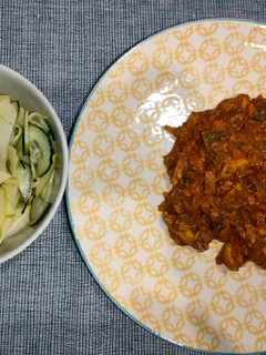 Una foto de Curry de pollo (sin leche de coco)