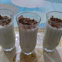 A picture of Banana milk shake.