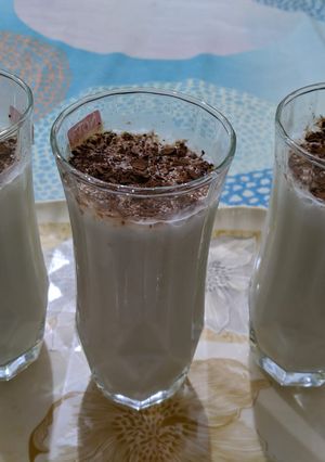 A picture of Banana milk shake.