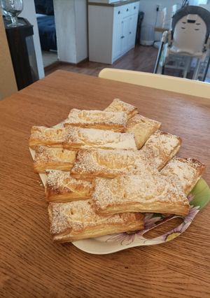 Gyors vanília pudingos párnácska recept fotója