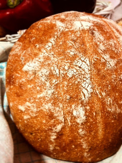 Una foto de Pan de centeno integral y trigo con masa madre (en mambo)