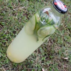 A picture of Cucumber Lemonade🥒🍋.