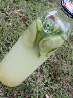 A picture of Cucumber Lemonade🥒🍋.