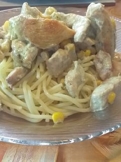 Kukoricás-tejszínes csirkemell recept fotója