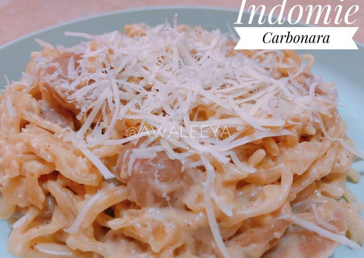 Indomie Alfredo Carbonara