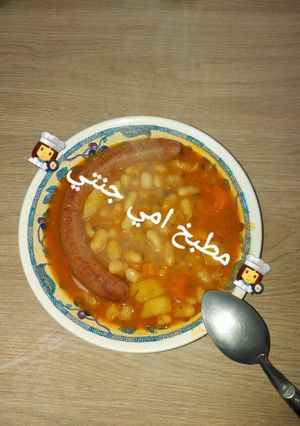 صورة لوصفة لوبيا بمرقاز