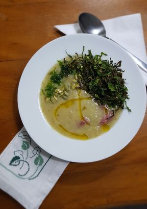 Foto de Sopa de couve-flor com linguicinha