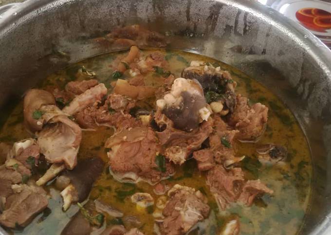 Goat meat peppersoup