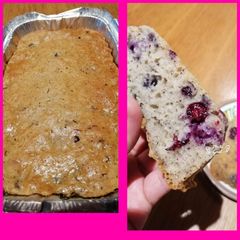A picture of Blueberries Cake.