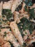 Pollo con espinaca 🍃