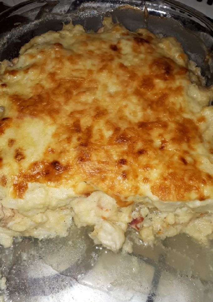 Besameles Rakott karfiol recept fotója