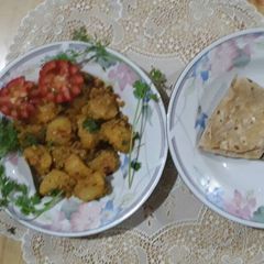 A picture of Dum Aloo in my style.