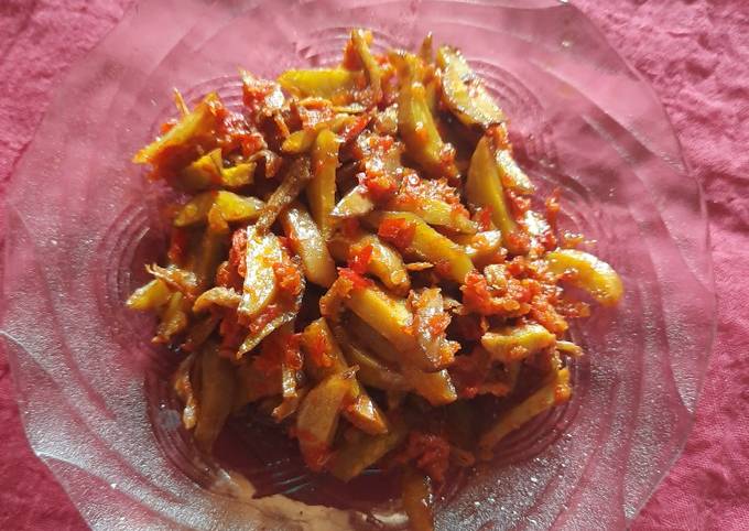 Teri Jengkol Sambel Balado