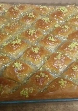 صورة لوصفة بقلاوة على طريقتي