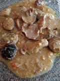 Carne con setas