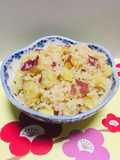 Risotto de Arroz Integral con Camote (satsumaimo) (en Olla Arrocera !